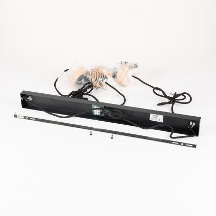 Brilagi - Люстра на шнуре BASKLITE 3xE27/15W/230V дерево/чёрный