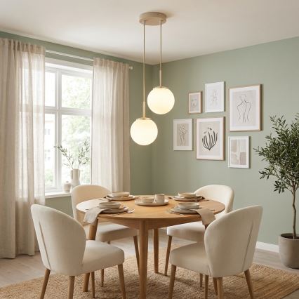 Brilagi - Люстра на шнурі MILO ECRU 2xE27/60W/230V бежева/золота