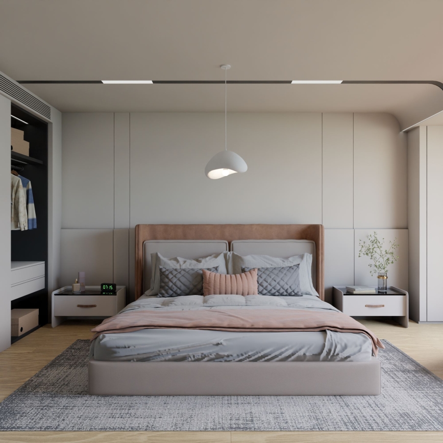 Brilagi - Люстра на шнурі WABI SABI 1xE27/40W/230V Ø 33 см біла