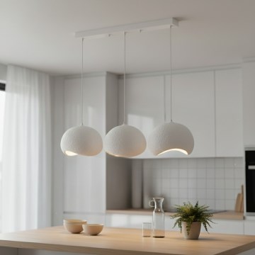 Brilagi - Люстра на шнурі WABI SABI 3xE27/40W/230V біла