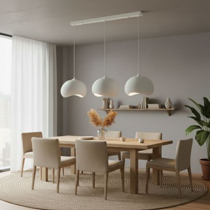 Brilagi - Люстра на шнурі WABI SABI 3xE27/40W/230V біла