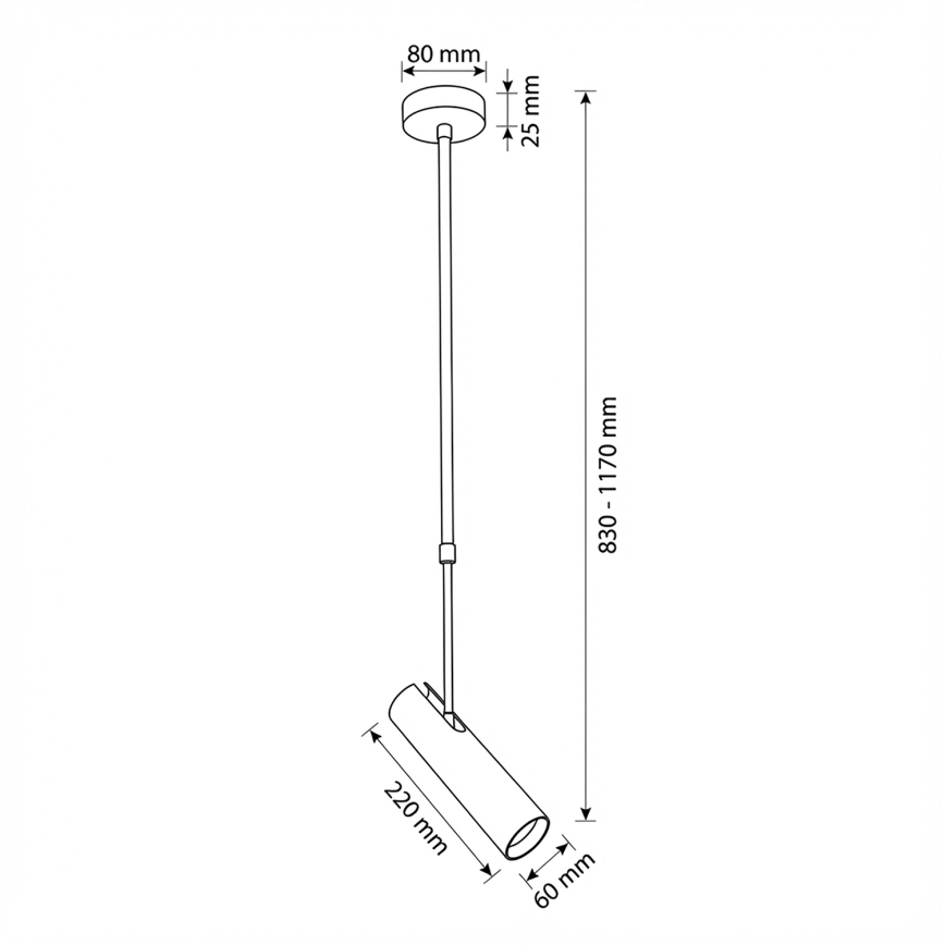 Brilagi - люстра на штанге SELE 1xGU10/30W/230V бежевого цвета
