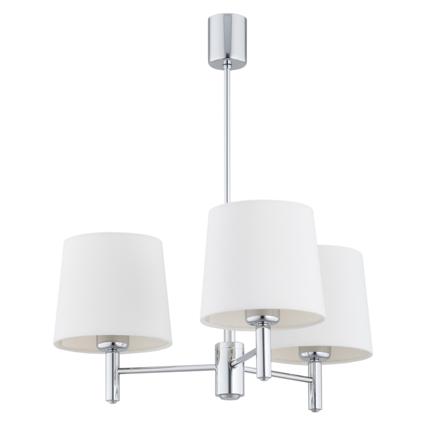 BRILAGI - Люстра на штанзі MONTE 3xE27/60W/230V кремова/блискучий хром