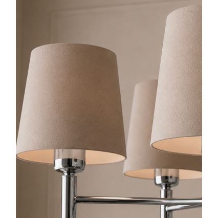 Brilagi - Люстра на штанзі MONTE 5xE27/15W/230V бежевий/глянцевий хром