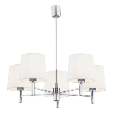 Brilagi - Люстра на штанзі MONTE 5xE27/15W/230V кремова/глянцевий хром