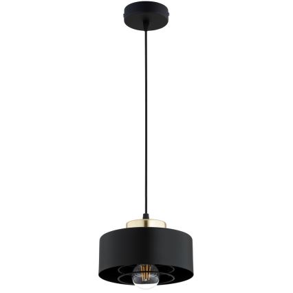 Brilagi - Люстра на тросе, 1xE27/60W/230V, Ø 20 см, черная/золотая