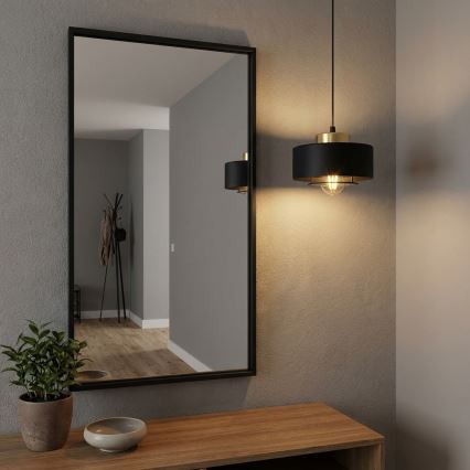 Brilagi - Люстра на тросе, 1xE27/60W/230V, Ø 20 см, черная/золотая