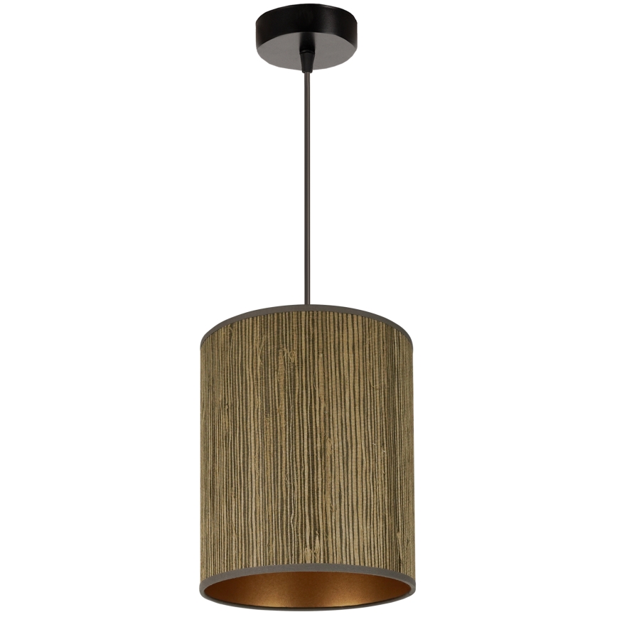 Brilagi - Люстра на тросе BOSTON ROLLER 1xE27/15W/230V диам. 21 см соломенная коричнево-золотая