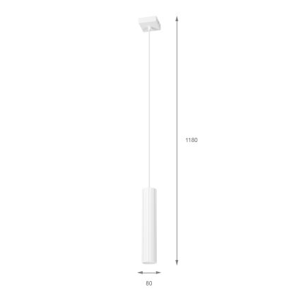 Brilagi - Люстра на тросе CRISPINA 1xGU10/10W/230V белая