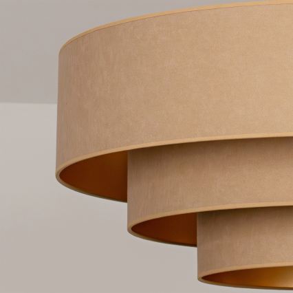 Brilagi - Люстра на тросе LUNETA 3xE27/60W/230V Ø 80 см бежевый/золотой