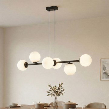 Brilagi - Люстра на тросе MALONY 6xE14/20W/230V чёрная