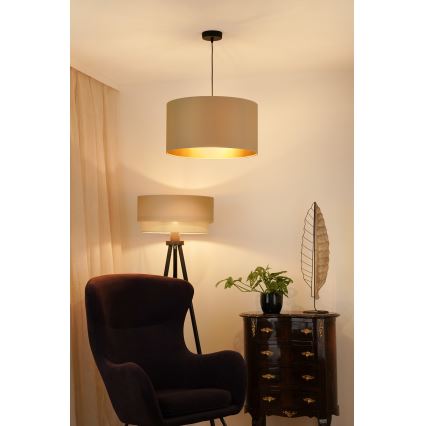 Brilagi - Люстра на тросе OREGON ROLLER VEGE 1xE27/15W/230V диаметр 45 см бежевый