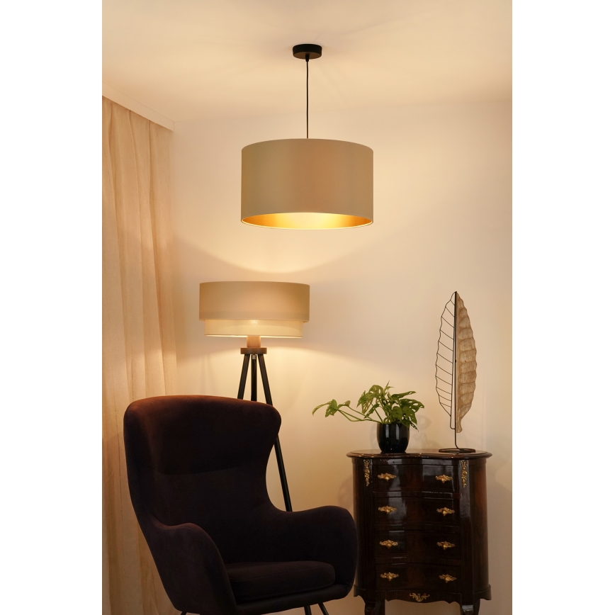 Brilagi - Люстра на тросе OREGON ROLLER VEGE 1xE27/15W/230V диаметр 45 см бежевый