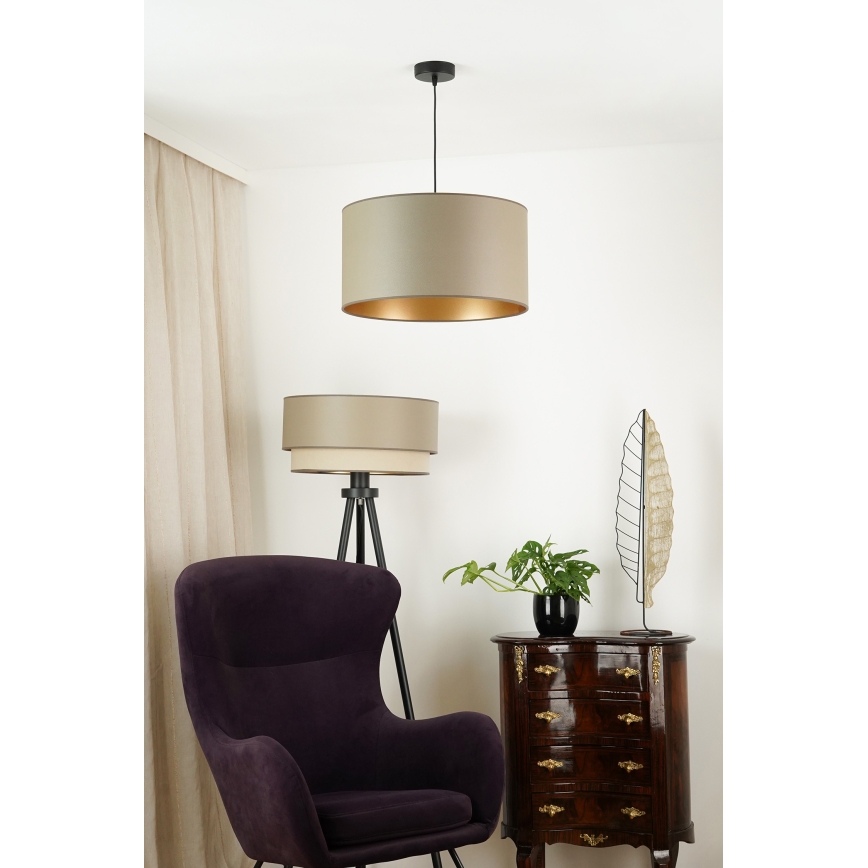 Brilagi - Люстра на тросе OREGON ROLLER VEGE 1xE27/15W/230V диаметр 45 см серый