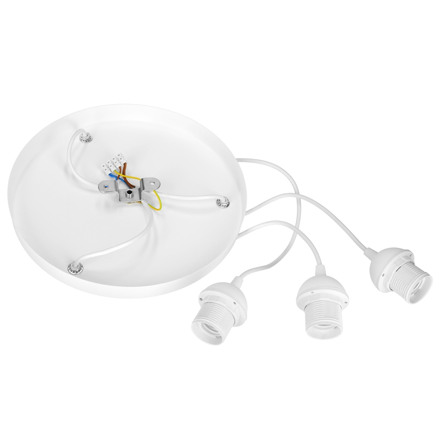 Brilagi - Люстра на тросе RESNA 3xE27/60W/230V, диаметр 45 см, бежевый/чёрный