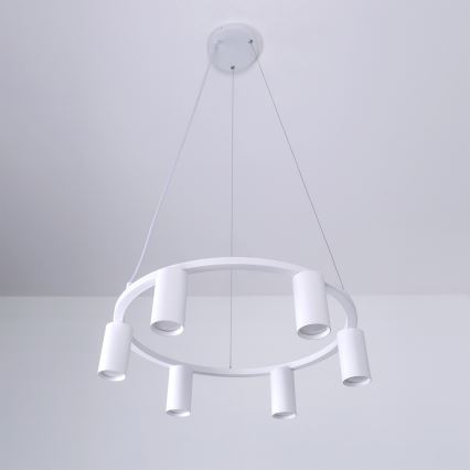 BRILAGI - Люстра на тросе SELE 6xGU10/30W/230V белая