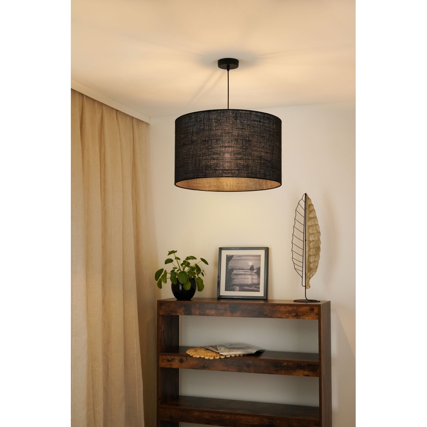 Brilagi - Люстра на тросе TUBES ROLLER 1xE27/15W/230V диаметр 50 см черная