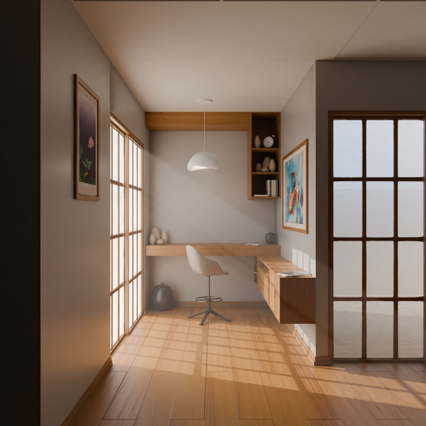 Brilagi - Люстра на тросе WABI SABI 1xE27/40W/230V белая