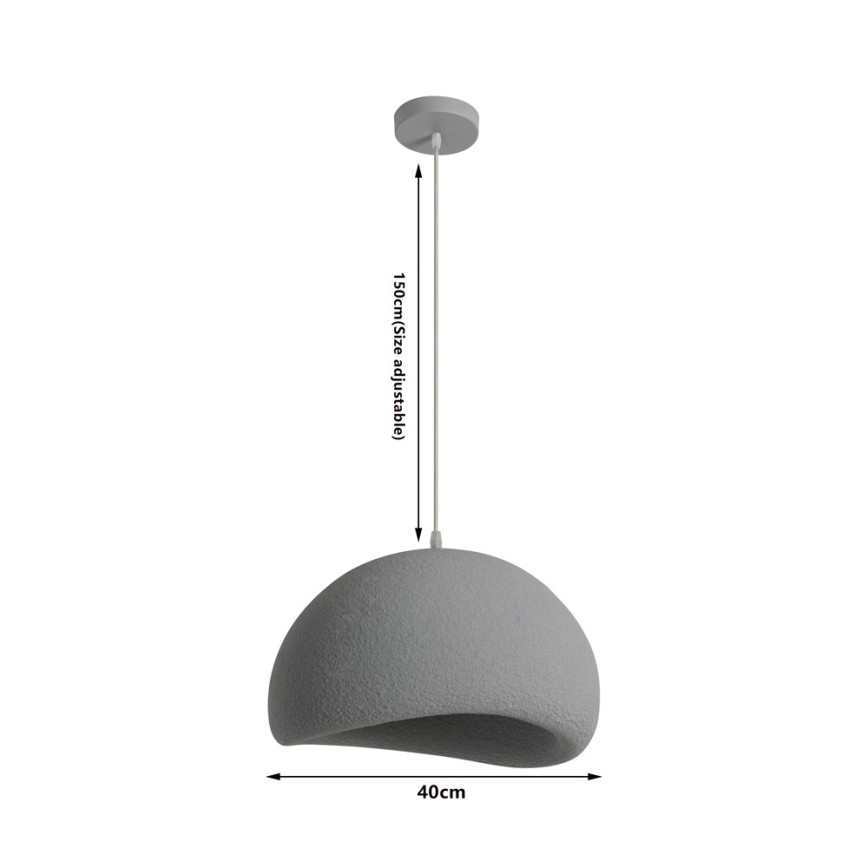 BRILAGI - Люстра на тросе WABI SABI 1xE27/60W/230V Ø 40 см серый