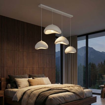 Brilagi - Люстра на тросе WABI SABI 4xE27/40W/230V белая