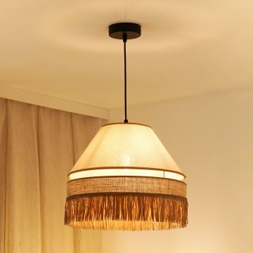 Brilagi - Люстра на тросе WINNETOU AVIGNION 1xE27/15W/230V диам. 35 см коричнево-кремовая