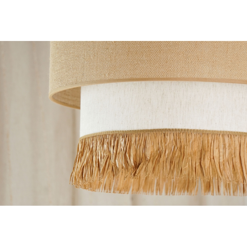 Brilagi - Люстра на тросе WINNETOU BOHO 1xE27/15W/230V диам. 45 см коричнево-кремовая