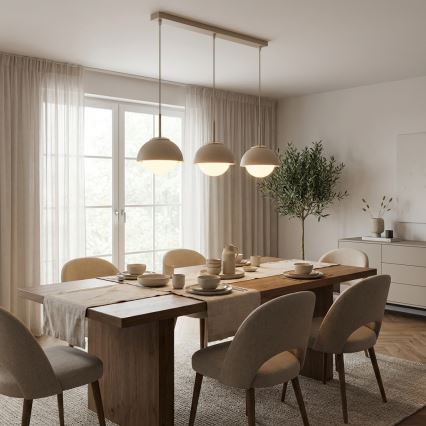 Brilagi - Люстра на тросі 3xE27/60W/230V бежева/золота