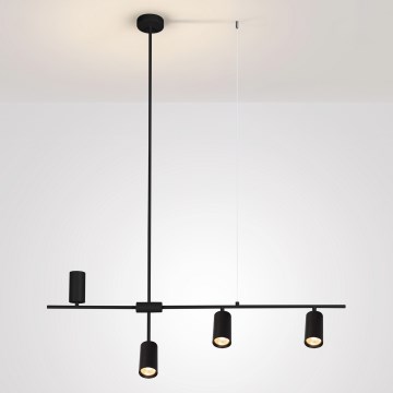 Brilagi - Люстра на тросі CRANE 4xGU10/30W/230V чорна