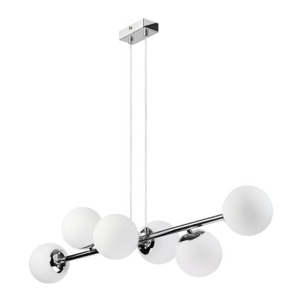 Brilagi - Люстра на тросі MALONY 6xE14/20W/230V блискучий хром