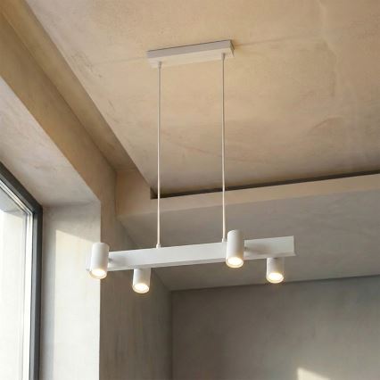 BRILAGI - Люстра на тросі SELE 4xGU10/30W/230V біла