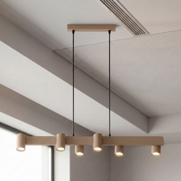 BRILAGI - Люстра на тросі SELE 6xGU10/30W/230V бежева