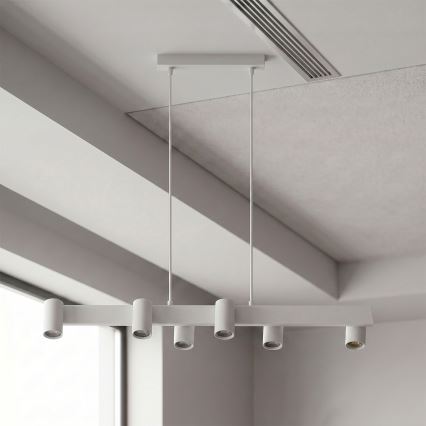 BRILAGI - Люстра на тросі SELE 6xGU10/30W/230V біла