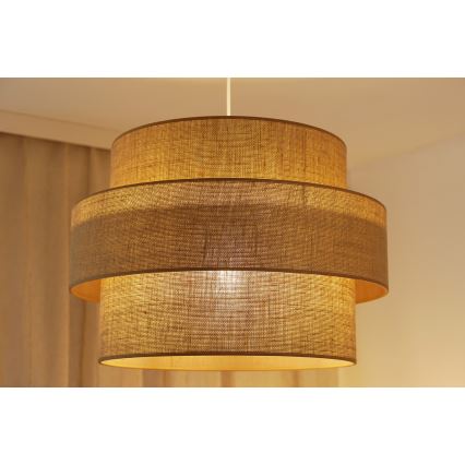 Brilagi - Люстра на тросі SPACE YUTE 1xE27/15W/230V діам. 50 см бежевий/білий