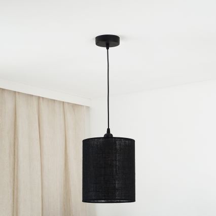 Brilagi - Люстра на тросі TUBES 1xE27/15W/230V діам. 20 см чорна