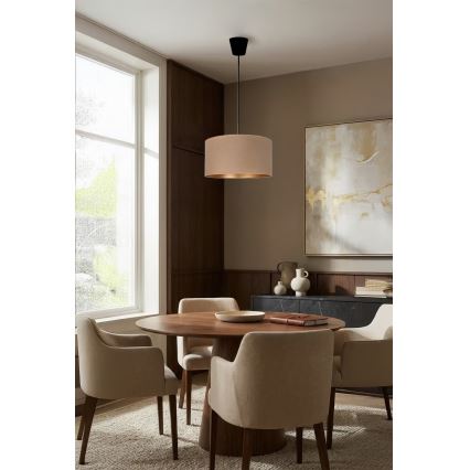 Brilagi - Люстра на тросі VELVET 1xE27/60W/230V діаметр 40 см бежево-золота