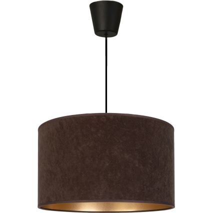 Brilagi - Люстра на тросі VELVET 1xE27/60W/230V діаметр 40 см коричнева/золота
