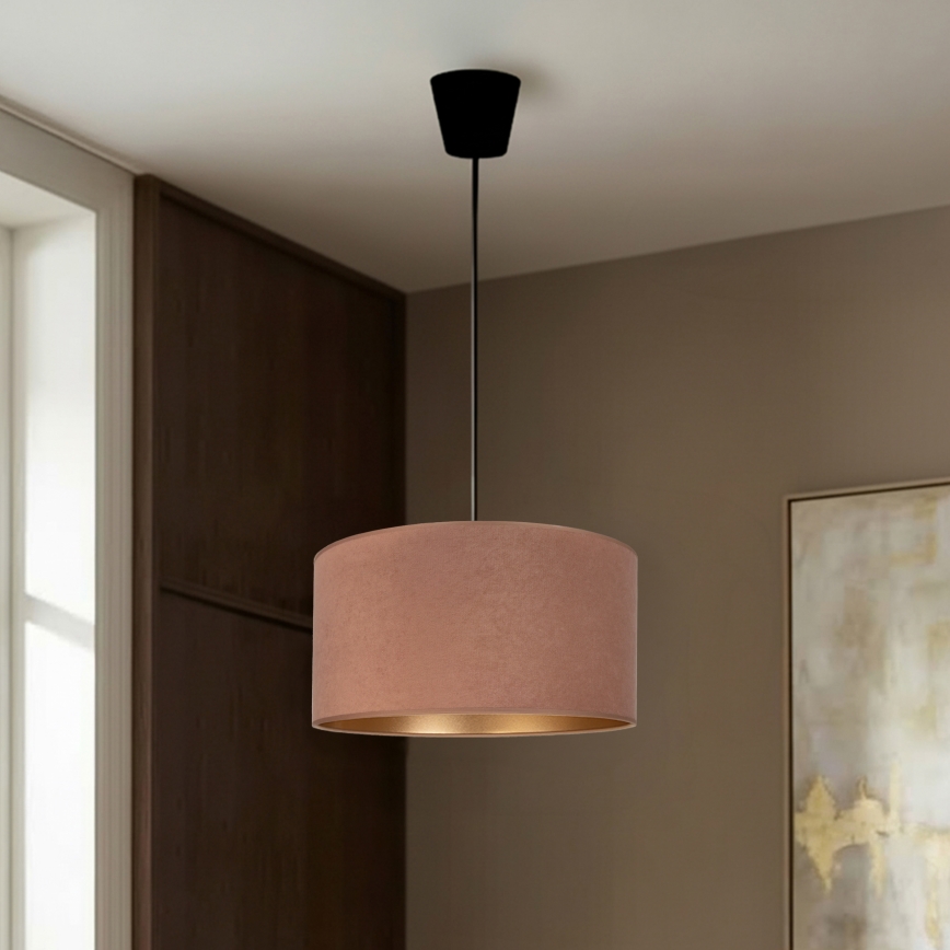 Brilagi - Люстра на тросі VELVET 1xE27/60W/230V Ø 40 см бежевий/золотий
