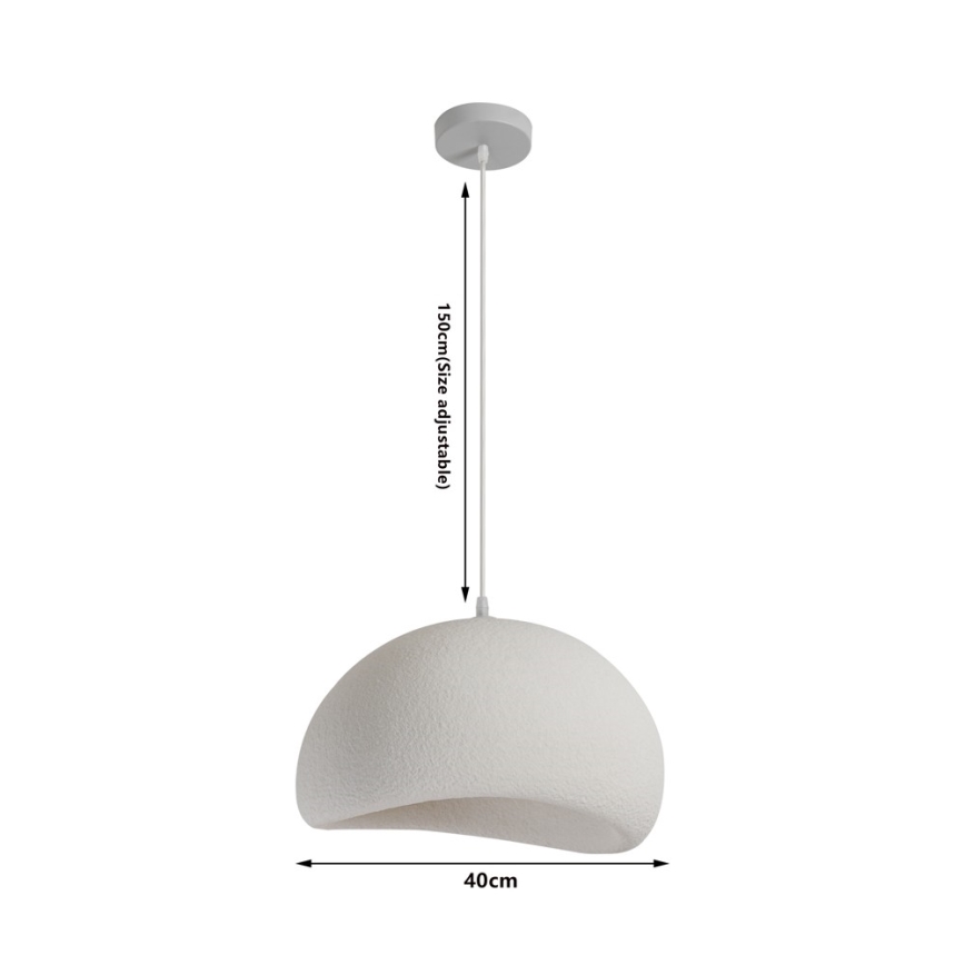 BRILAGI - Люстра на тросі WABI SABI 1xE27/60W/230V діам. 40 см біла