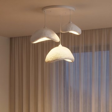 Brilagi - Люстра на тросі WABI SABI 3xE27/40W/230V діаметр 82 см біла