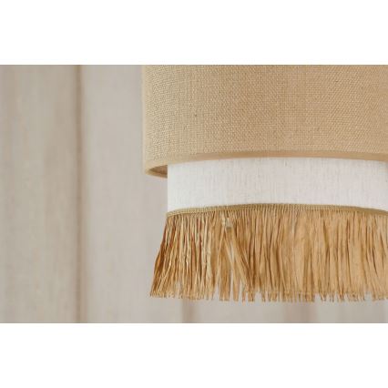 Brilagi - Люстра на тросі WINNETOU BOHO 1xE27/15W/230V діам. 25 см коричнево-кремова