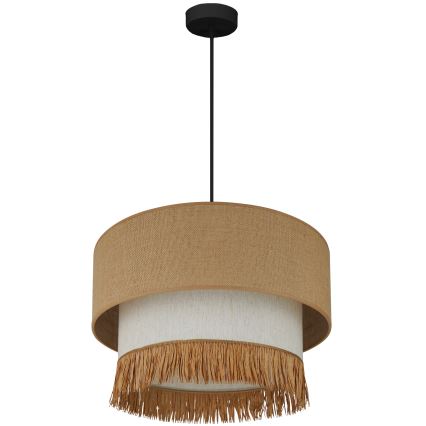 Brilagi - Люстра на тросі WINNETOU BOHO 1xE27/15W/230V діам. 45 см коричнево-кремова