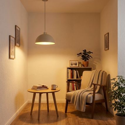 Brilagi - Люстра на кабелі 1xE27/60W/230V діам. 30 см бежева/золота