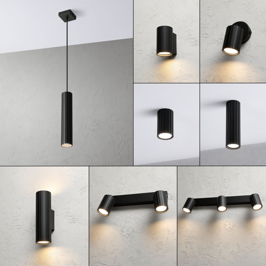 Brilagi - Люстра на кабелі CRISPINA 1xGU10/10W/230V чорна