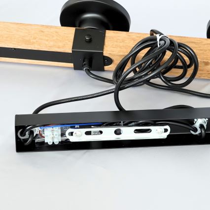 Brilagi - Люстра на кабелі VISTA 4xE27/60W/230V дуб