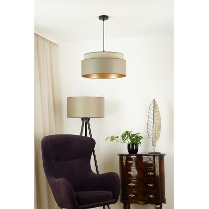 Brilagi - Люстра на тросе OREGON VEGE 1xE27/15W/230V диам. 45 см серая