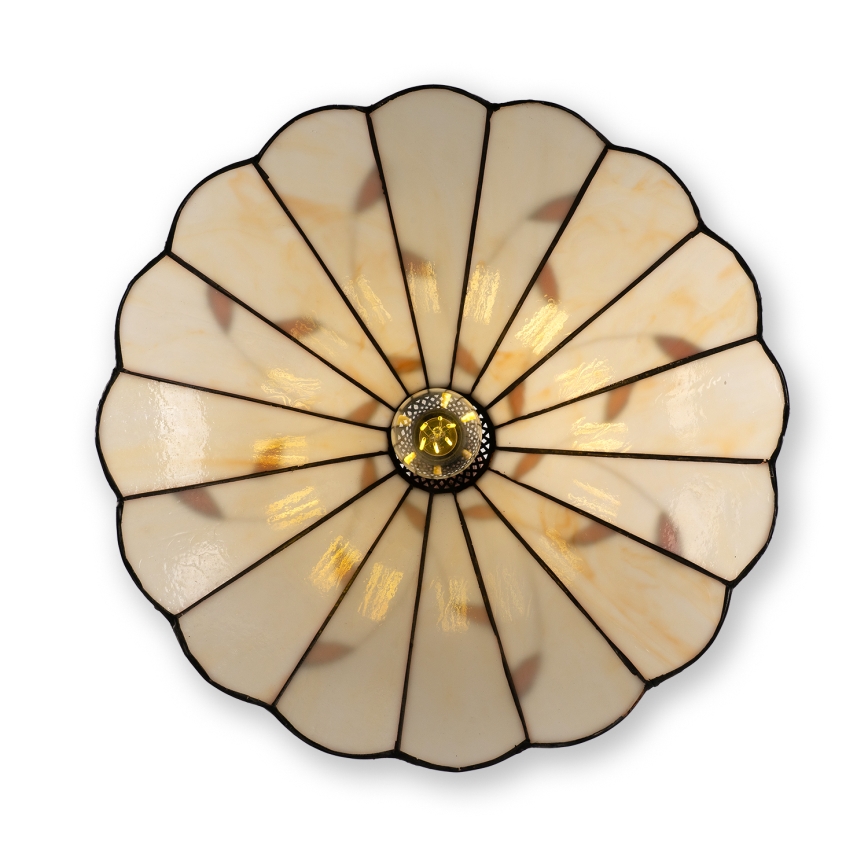 Brilagi - люстра Тиффани с витражным плафоном на цепи FOLIA 1xE27/60W/230V Ø 40 см