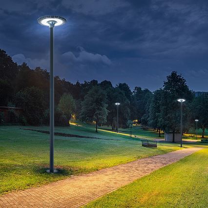 Brilagi - Металева штанга для стовпа вуличного освітлення URBAN 3 м, стовп діаметром 58 мм, антрацит