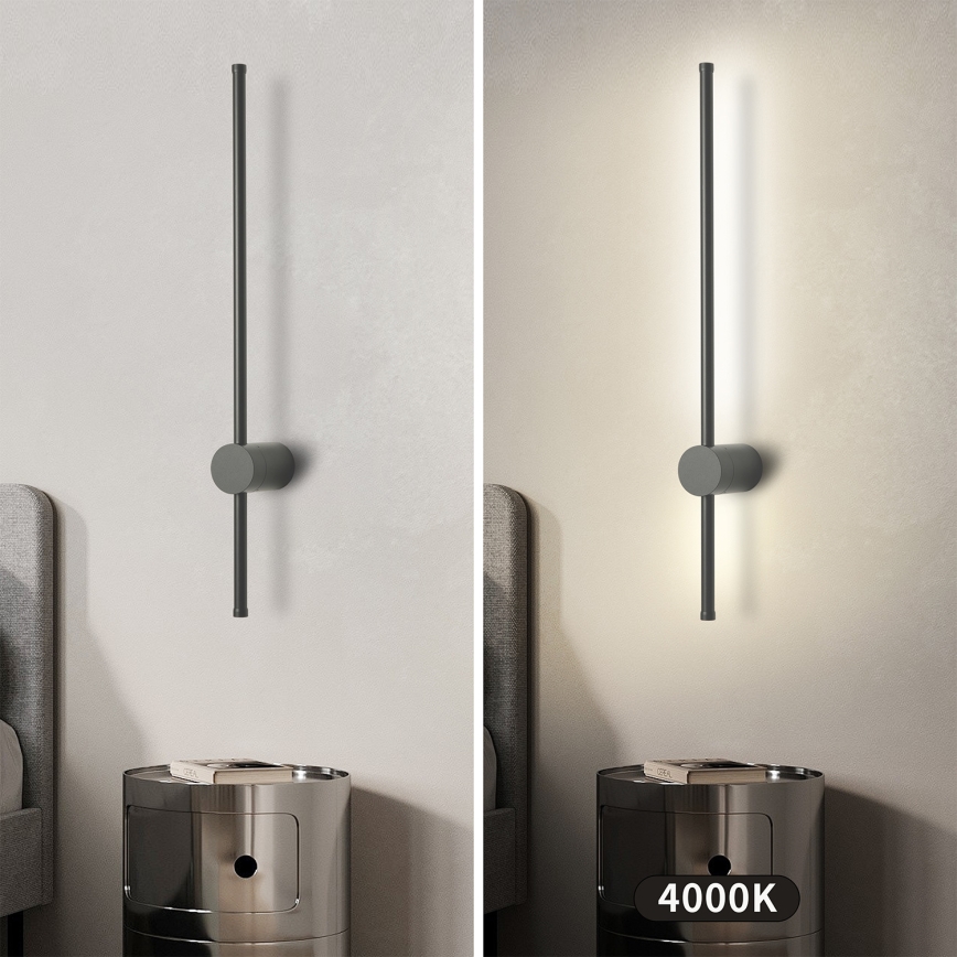 Brilagi - LED наружный настенный светильник AURA LED/12W/230V 4000K IP54 65 см антрацит