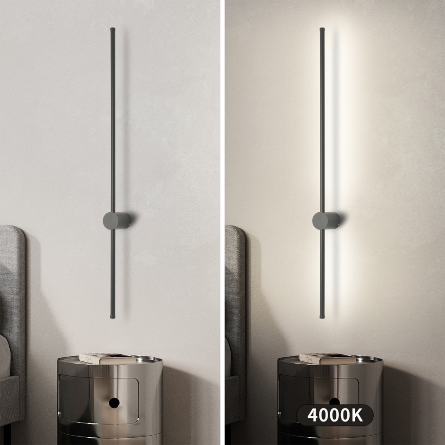 Brilagi - Наружный настенный светильник AURA LED/20W/230V 4000K IP54 97 см антрацит CRI 90