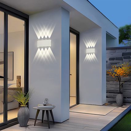 Brilagi - наружный настенный светильник FLAREBOX LED/8W/230V, белый, IP65